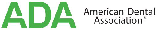 The ADA (American Dental Association) logo in green, representing trusted national dental standards. - Bella Dente Fine Dentistry